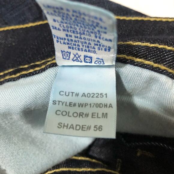 Hudson NEW womens jeans 32x31 petite bootcut dark wash stretchy y2k flap pockets - Picture 13 of 13